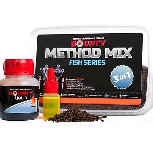 Прикормка Bounty Method Mix4in1 Plum fish