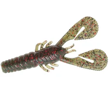 Плавающий силикон ZMAN Turbo Crawz 4" 6pc #Dark Melon Red фото 1