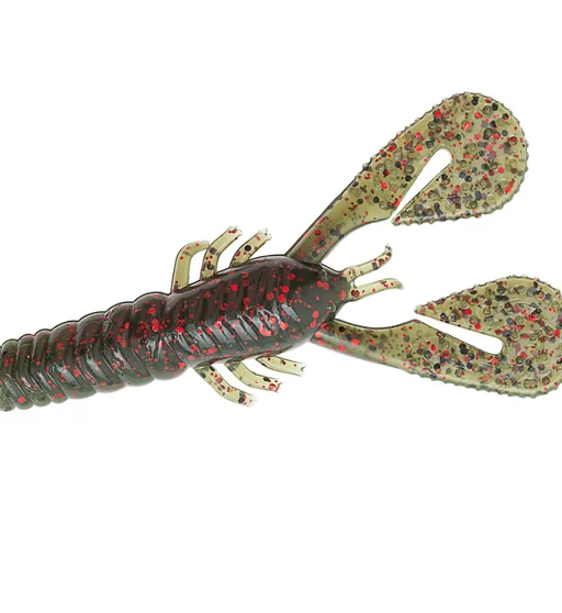 Плавающий силикон ZMAN Turbo Crawz 4" 6pc #Dark Melon Red