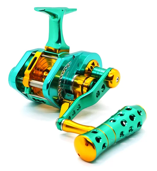 Катушка Jigging Master Underhead Yellow Fin Special #PE3 (LH) Reel Green/Gold