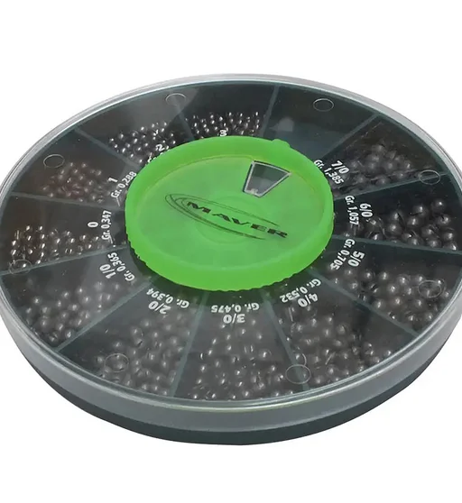 Набір грузил Maver Scatola Pallini Supercalibrati 250g №12-22