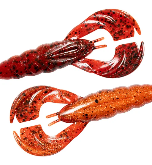 Плавающий силикон ZMAN Hella Crawz 3pc #Fire Craw