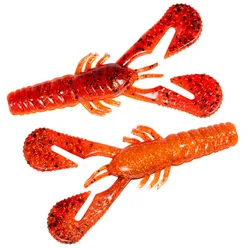 Плавающий силикон ZMAN Turbo Crawz 4" 6pc #Fire Craw