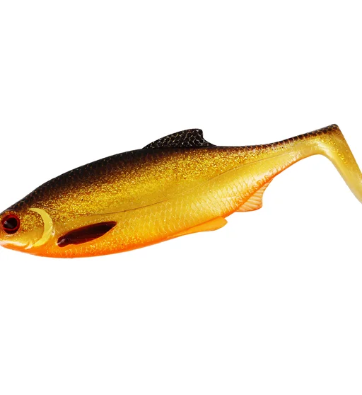 Силікон Westin Ricky the Roach Shadtail 14cm 42g #Gold Rush