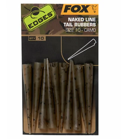 Противозакручиватель Fox Edges Camo Naked Line Tail Rubbers #10 5pcs