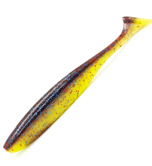 Силікон Keitech Easy Shiner 5" ea#15 Grape Chart Red flk