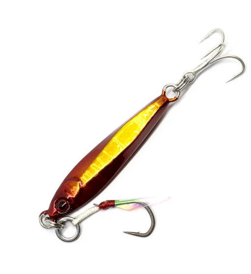 Пількер Jackall Big Backer JIG 42mm 10g #Akakin/Magma Wave Holo
