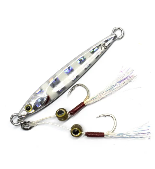 Пількер Jackall Big Backer Fit JIG 44mm 7g #Glow Stripe/Border