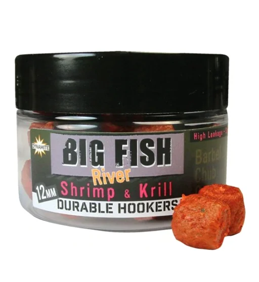Бойлы Dynamite Baits Big Fish River Shrimp & Krill Durables 12mm