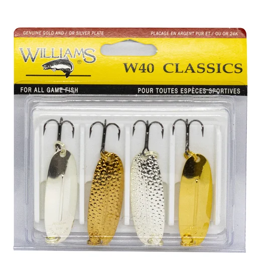 Набор блесен Williams Classic 4-Pack W40 Kit