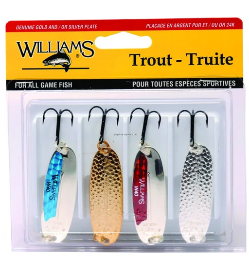 Набір блешень Williams Trout 4-Pack Williams Kit