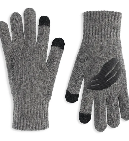 Рукавички Simms Wool Full Finger Glove Steel L/XL