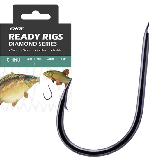 Крючок с поводком BKK Ready Rig Chinu #10
