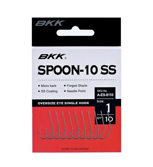 Крючок BKK для блесен Spoon-10  #1