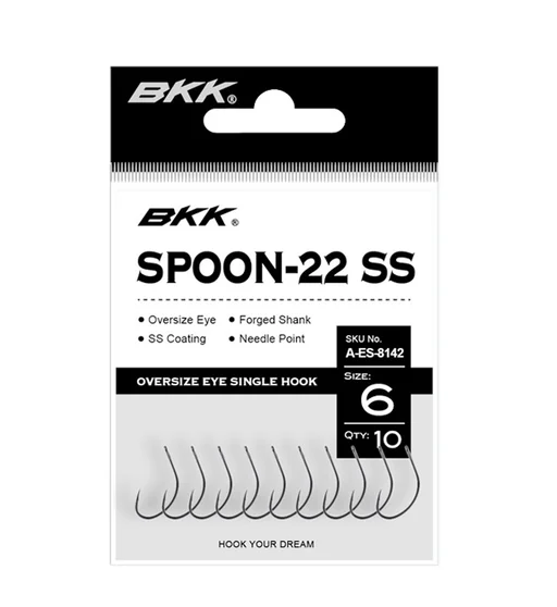 Крючок BKK для блесен Spoon-22SS  #6
