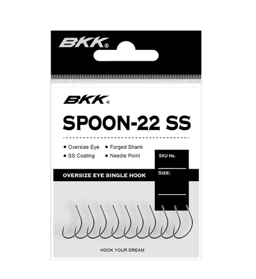 Крючок BKK для блесен Spoon-22SS  #1/0