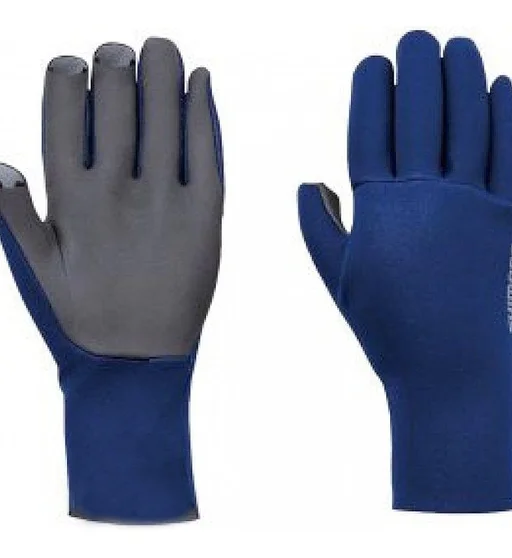 Рукавички Shimano Chloroprene EXS 3 Cut Gloves M blue