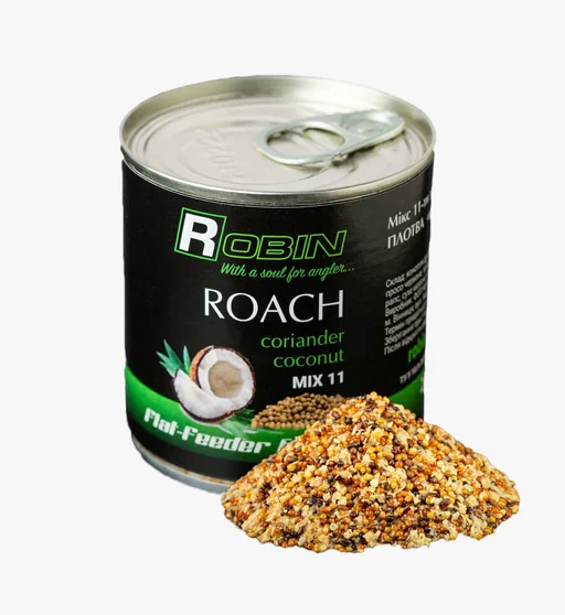 Зерновая смесь Robin MIX-11 200ml ж/б Плотва Кориандр-Кокос