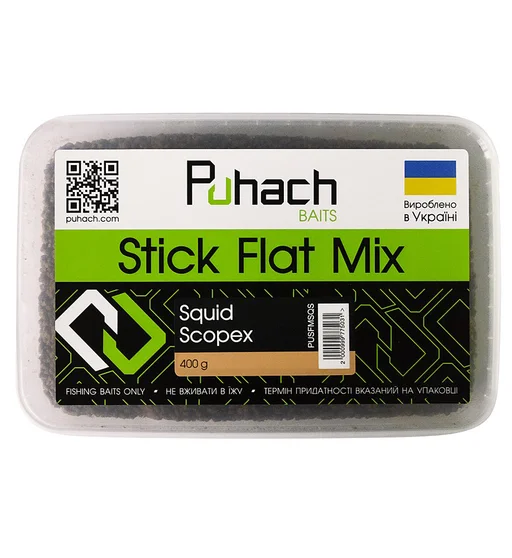 Метод Микс Puhach Stick Flat Mix Squid Scopex