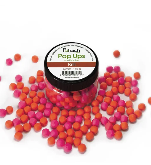 Бойлы Puhach Baits Pop Ups 6mm Multicolor Krill