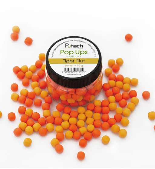 Бойлы Puhach Baits Pop Ups 6mm Multicolor Tiger Nut