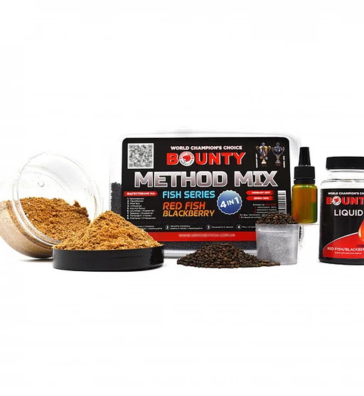 Прикормка Bounty Method Mix4in1 Red Fish/Blackberry
