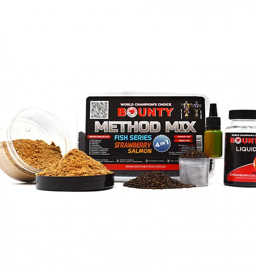 Прикормка Bounty Method Mix4in1 Strawberry/Salmon