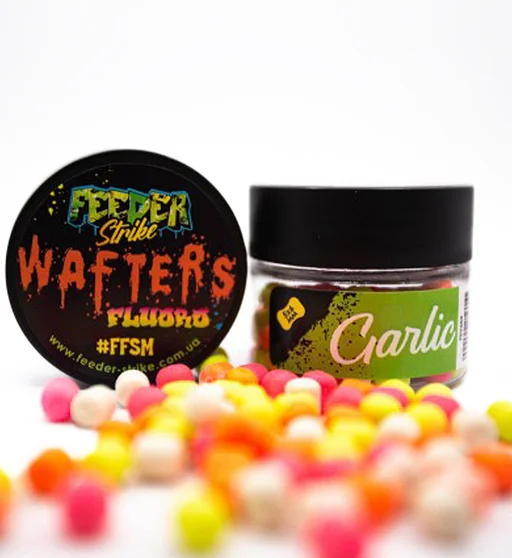 Бойли Feeder Strike Wafters Fluoro 5x6mm Garlic