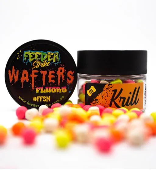Бойли Feeder Strike Wafters Fluoro 5x6mm Krill