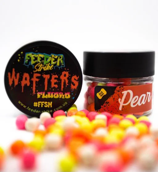 Бойли Feeder Strike Wafters Fluoro 5x6mm Pear