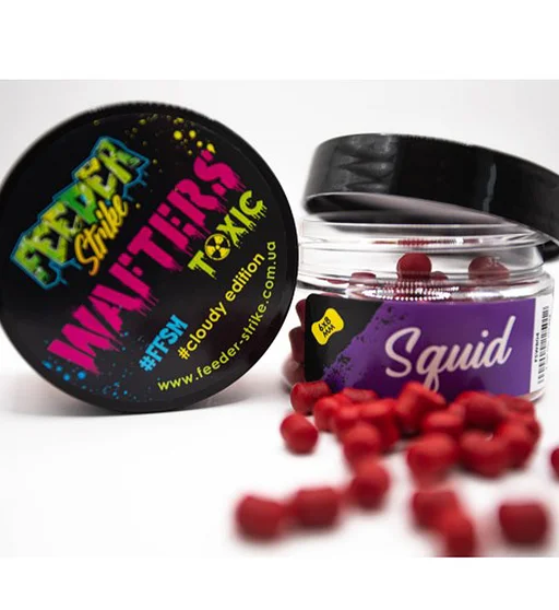 Бойли Feeder Strike Wafters Toxic 6x8mm Squid