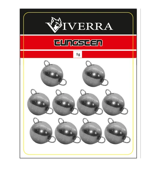 Розбірна вольфрамова чебурашка Viverra 1g Natural (10шт)