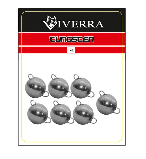 Розбірна вольфрамова чебурашка Viverra 2g Natural (7шт)