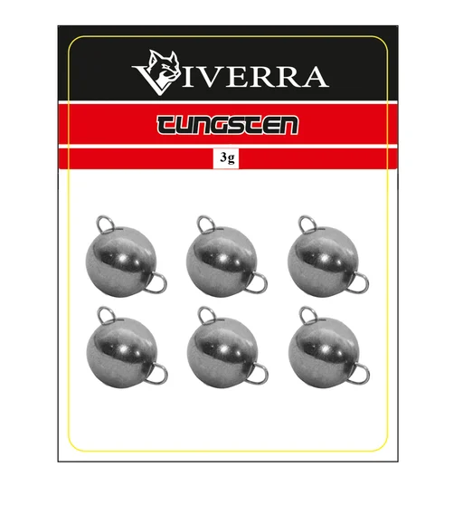Разборная вольфрамовая чебурашка Viverra 3g Natural (6шт)