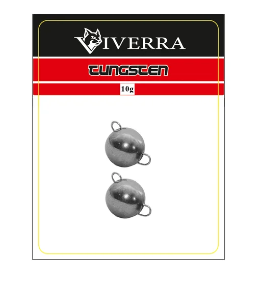 Разборная вольфрамовая чебурашка Viverra 10g Natural (2шт)