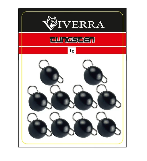 Розбірна вольфрамова чебурашка Viverra 1g Black (10шт)