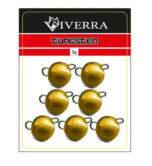Розбірна вольфрамова чебурашка Viverra 2g Gold (7шт)