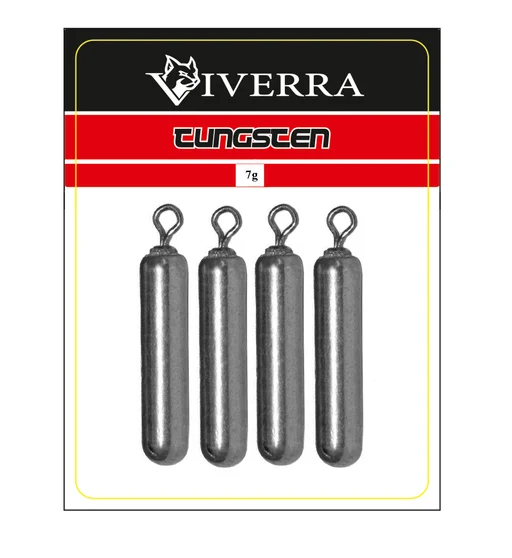 Груз дроп шот вольфрам Viverra 7g Natural (4шт)