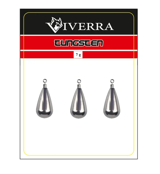 Груз джиг ріг вольфрам Viverra 7g Natural (3шт)