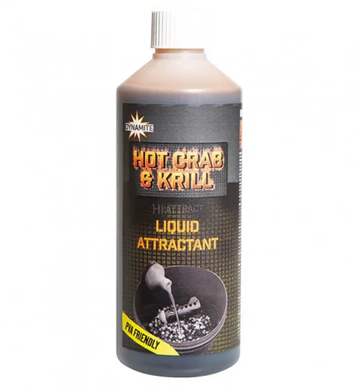 Ліквід Dynamite Baits Hot Crab & Krill Liquid Attractant 500ml