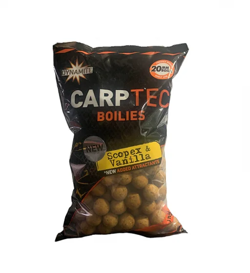 Бойли Dynamite BaitsCarp-Tec Scopex & Vanilla 20mm Boilie 1kg