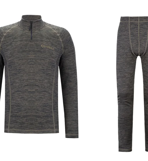 Термобілизна Viverra Bodyguard ZIP Sand Coal XXL