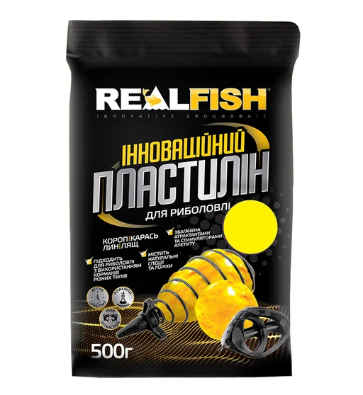 Пластилін Real Fish Горох 0.5kg