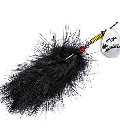 Блесна Mepps Giant Marabou silver 40g