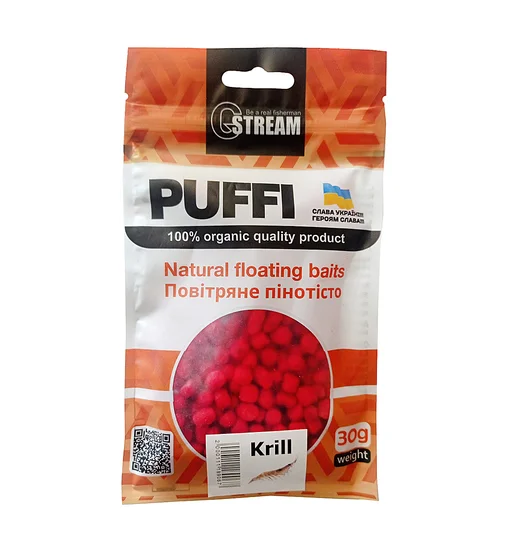 Повітряне пінотісто G.Stream Puffi Grizzly Baits Krill mini 30g