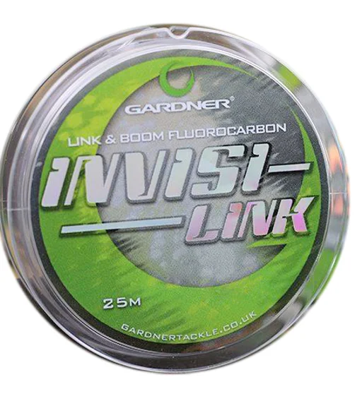 Поводочный материал Gardner InvisiI-Link 40mm 25m 20lb 9.1kg clear