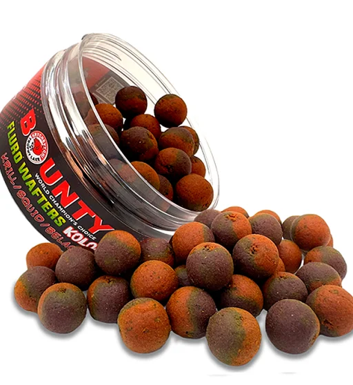 Бойли Bounty Wafters Fluro Kolobok Red Fish/Blackberry 10mm 55pc