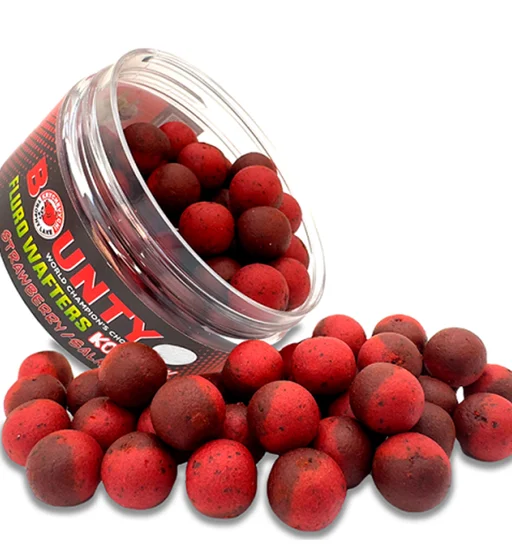 Бойли Bounty Wafters Fluro Kolobok Strawberry/Salmon 10mm 55pc
