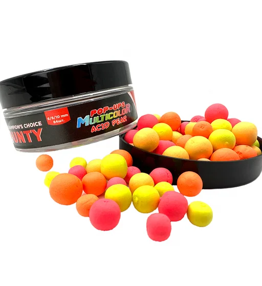 Бойли Bounty Pop-Up Multicolor Multisize Acid Pear 6/8/10mm 84pc