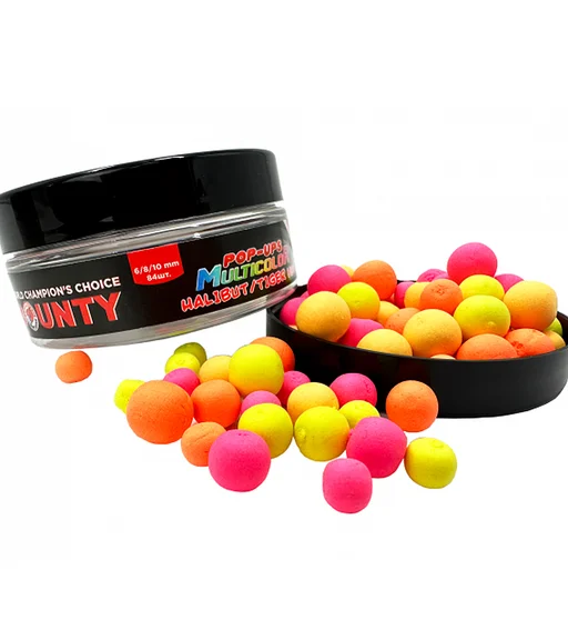 Бойли Bounty Pop-Up Multicolor Multisize Halibut/Tiger Nut 6/8/10mm 84pc